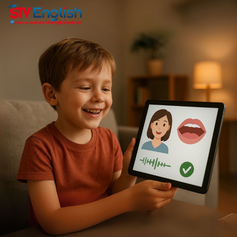 Vai trò của công nghệ AI nhận diện giọng nói trong việc dạy tiếng Anh cho bé 6 tuổi. Vai trò của công nghệ AI nhận diện giọng nói trong việc dạy tiếng Anh cho bé 6 tuổi.