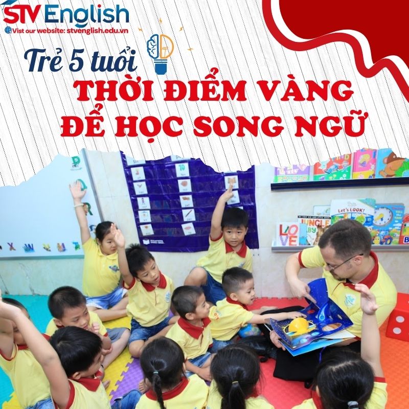 Thời điểm vàng để trẻ 5 tuổi học tiếng Anh hiệu quả Thời điểm vàng để trẻ 5 tuổi học tiếng Anh hiệu quả
