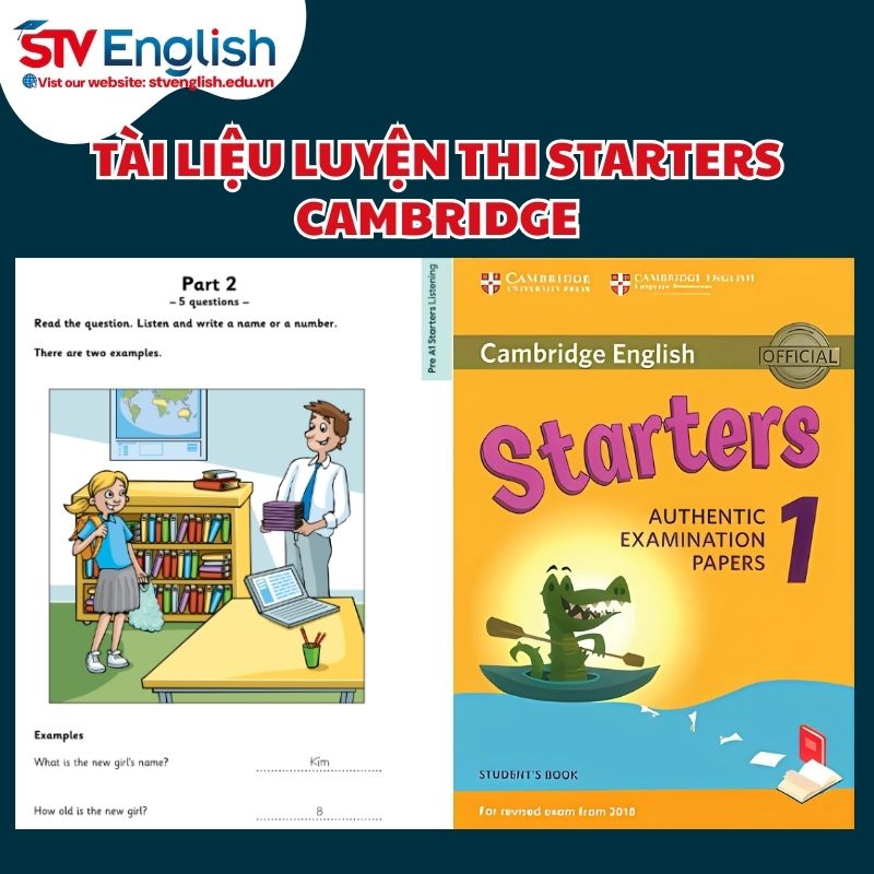 Tài liệu luyện thi Starters Cambridge Tài liệu luyện thi Starters Cambridge