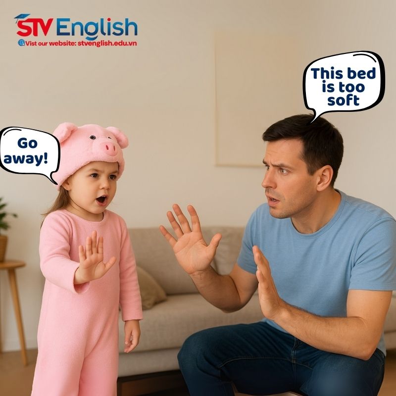 Dạy tiếng Anh cho bé 6 tuổi: Cùng bé diễn tiểu phẩm Dạy tiếng Anh cho bé 6 tuổi: Cùng bé diễn tiểu phẩm