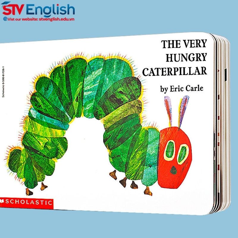 Sách tiếng Anh cho bé 5 tuổi: The very hungry caterpillar – Eric Carle Sách tiếng Anh cho bé 5 tuổi: The very hungry caterpillar – Eric Carle