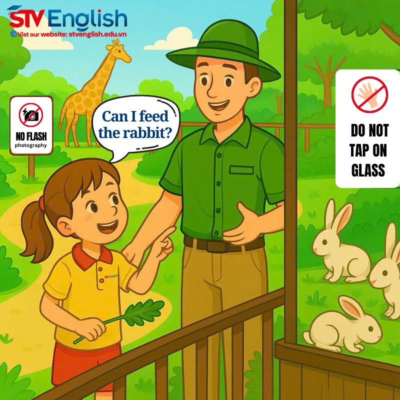 Dạy tiếng Anh giao tiếp cho bé: Chủ đề “A trip to the zoo” Dạy tiếng Anh giao tiếp cho bé: Chủ đề “A trip to the zoo”