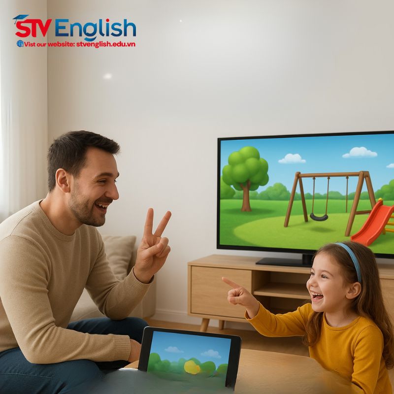 Cách ba mẹ hỗ trợ bé 6 tuổi học tiếng Anh qua video AR. Cách ba mẹ hỗ trợ bé 6 tuổi học tiếng Anh qua video AR.