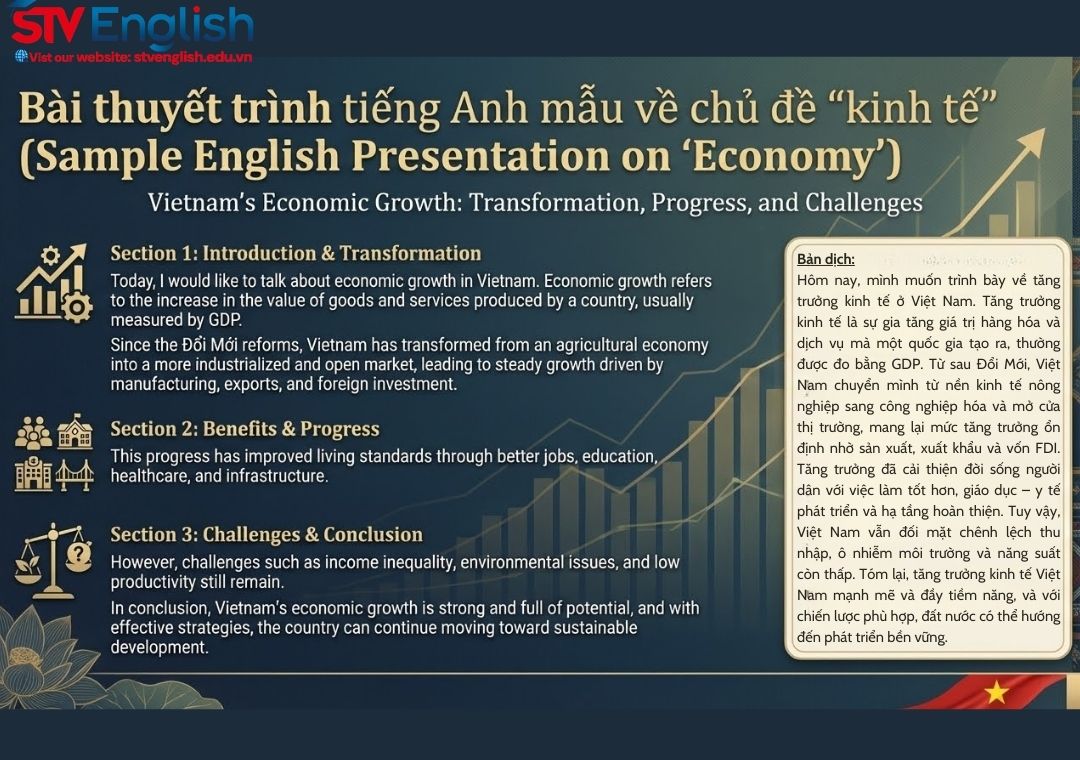 Bài thuyết trình tiếng Anh về Kinh tế (Economics presentation) Bài thuyết trình tiếng Anh về Kinh tế (Economics presentation)