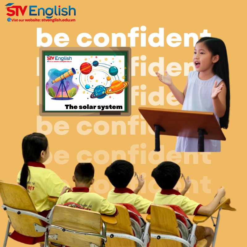 Hướng dẫn trẻ thực hành thuyết trình tiếng Anh nhiều lần để tăng sự tự tin Hướng dẫn trẻ thực hành thuyết trình tiếng Anh nhiều lần để tăng sự tự tin