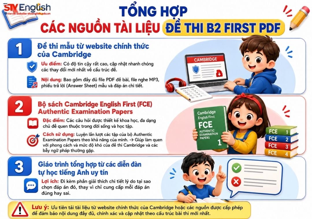 Tổng hợp nguồn tài liệu đề thi B2 First PDF Tổng hợp nguồn tài liệu đề thi B2 First PDF