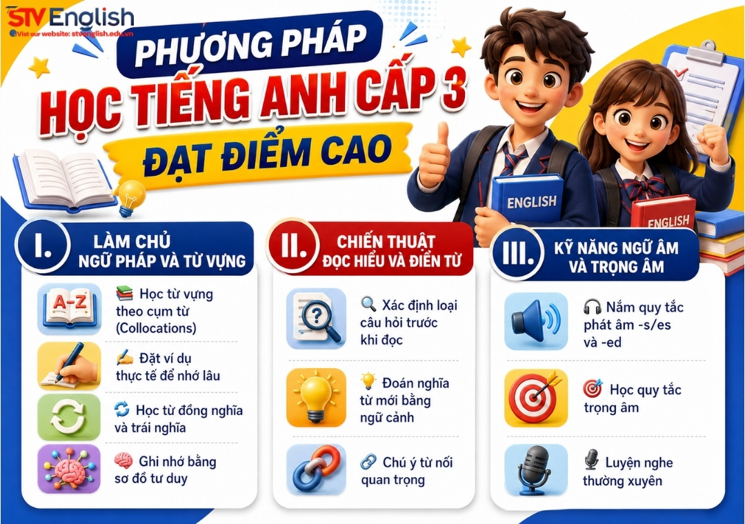 Chiến lược học tiếng Anh cấp 3 tại Bình Tân để đạt điểm cao trong kỳ thi Chiến lược học tiếng Anh cấp 3 tại Bình Tân để đạt điểm cao trong kỳ thi