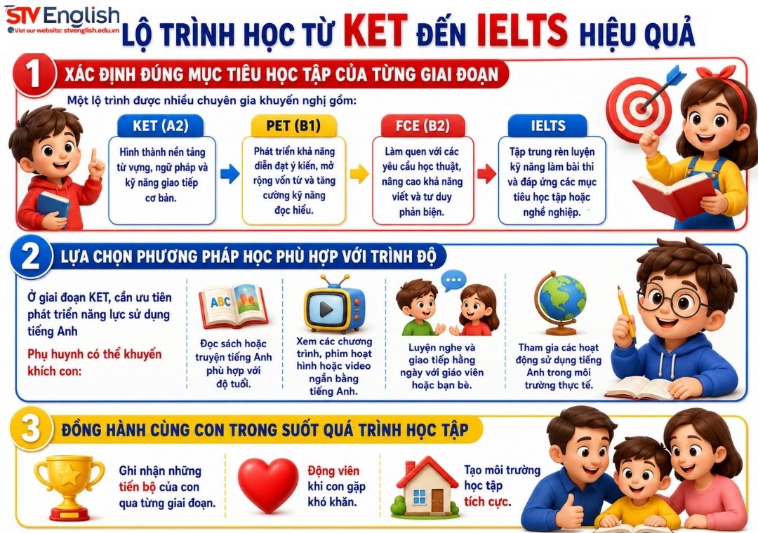 KET tương đương IELTS: Lộ trình học hiệu quả từ KET đến IELTS KET tương đương IELTS: Lộ trình học hiệu quả từ KET đến IELTS