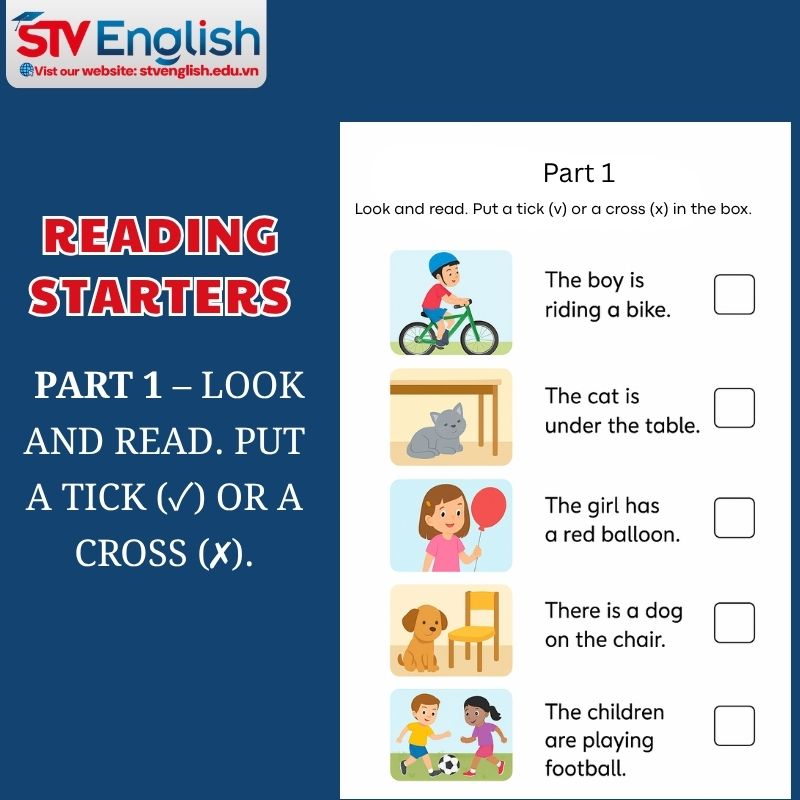 Reading Starters: Part 1 Reading Starters: Part 1