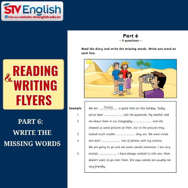 Reading & Writing Flyers: Part 6 - Fill in the missing words in the passage, no hints Reading & Writing Flyers: Part 6 - Fill in the missing words in the passage, no hints