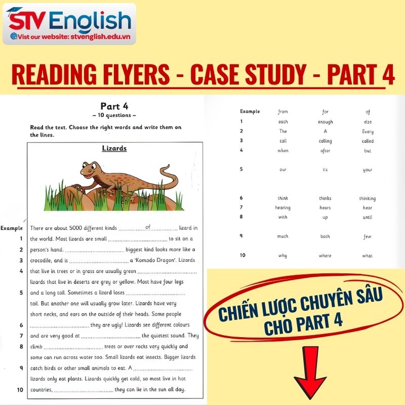 Reading Flyers Part 4: Phân tích chiến thuật giúp bé đạt điểm cao Reading Flyers Part 4: Phân tích chiến thuật giúp bé đạt điểm cao
