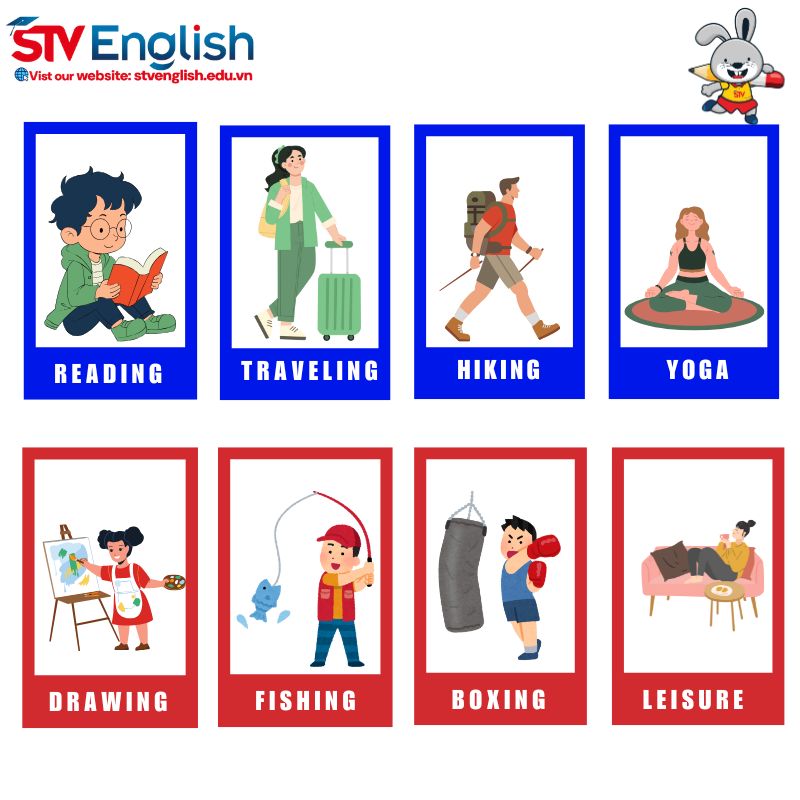 Thuyết trình tiếng Anh: Từ vựng các hoạt động giải trí (Leisure activities) Thuyết trình tiếng Anh: Từ vựng các hoạt động giải trí (Leisure activities)