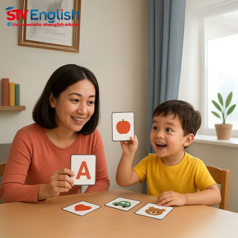 Cách dạy tiếng Anh cho bé 4 tuổi vừa học vừa chơi. Cách dạy tiếng Anh cho bé 4 tuổi vừa học vừa chơi.