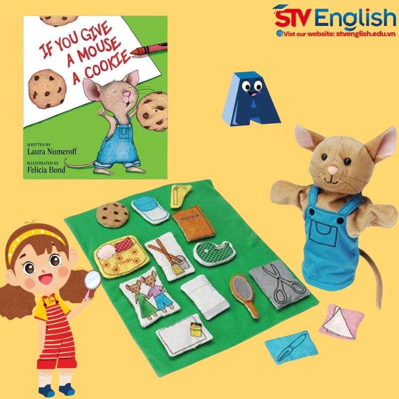 Sách tiếng Anh cho bé 5 tuổi: If You Give A Mouse A Cookie– Laura Numeroff Sách tiếng Anh cho bé 5 tuổi: If You Give A Mouse A Cookie– Laura Numeroff