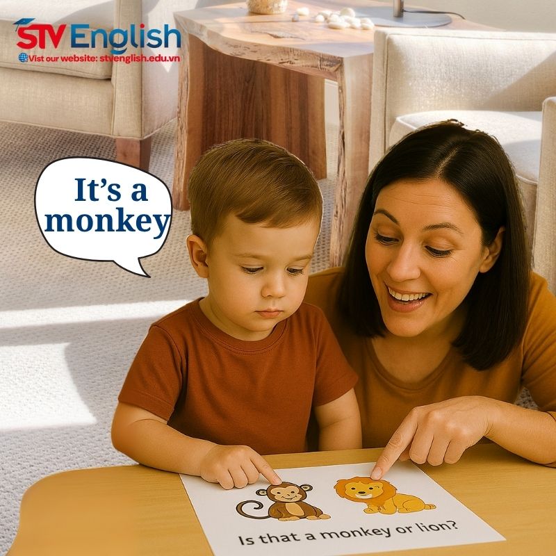 Mẹ đồng hành trên hành trình học tiếng Anh giao tiếp cho bé 4 tuổi Mẹ đồng hành trên hành trình học tiếng Anh giao tiếp cho bé 4 tuổi