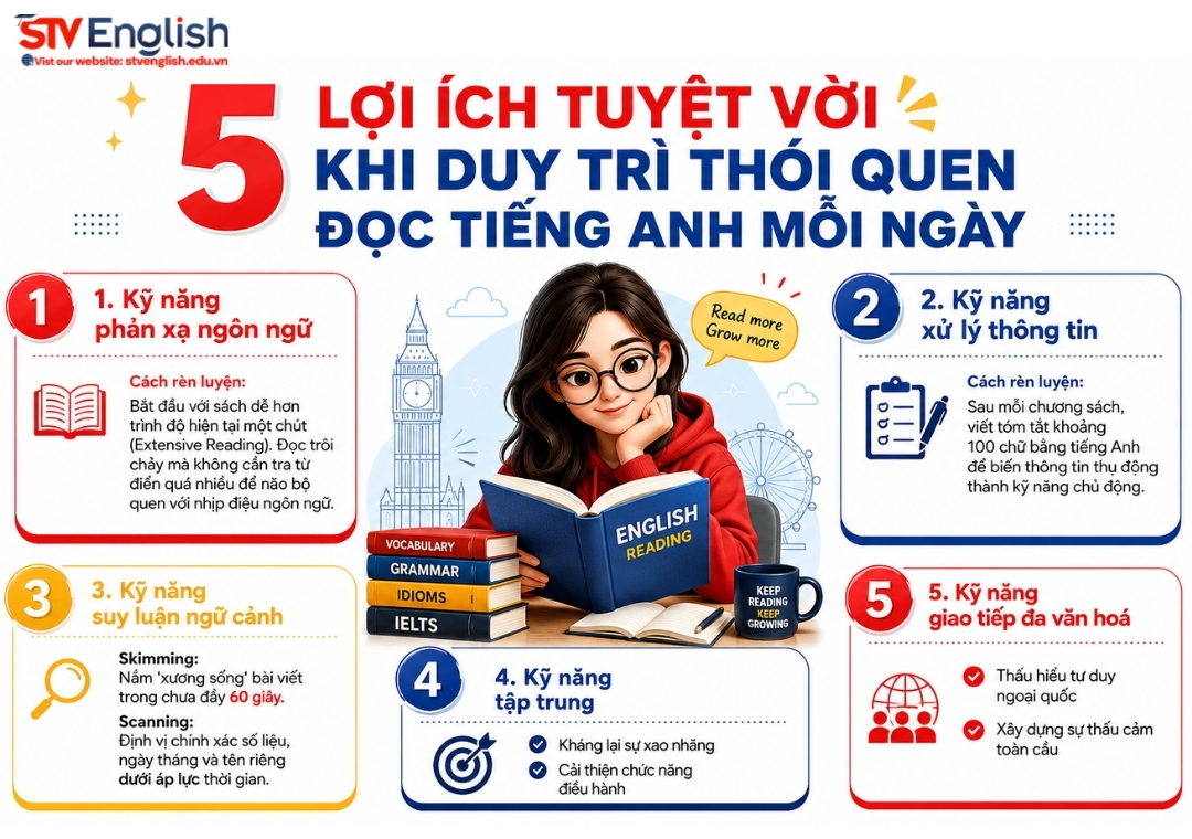 Đọc sách giúp cải thiện kỹ năng gì? (What skills does reading improve?) Đọc sách giúp cải thiện kỹ năng gì? (What skills does reading improve?)