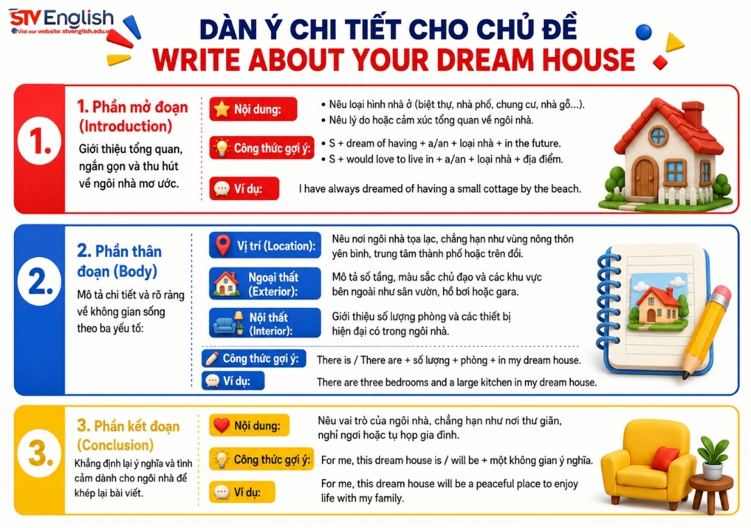 Dàn ý chi tiết cho chủ đề write about your dream house Dàn ý chi tiết cho chủ đề write about your dream house Dàn ý chi tiết cho chủ đề write about your dream house