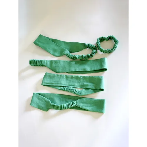 Băng đô cài tóc 100% linen tự nhiên