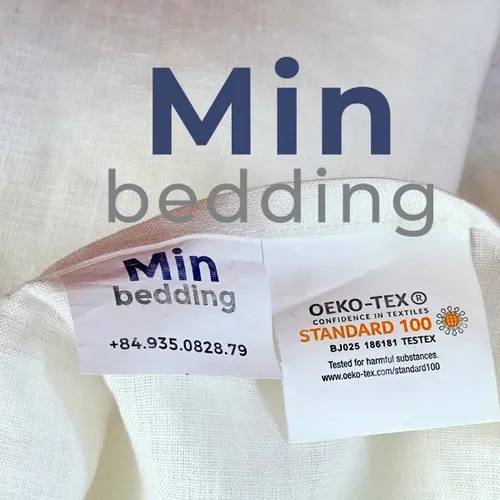 Bộ ra bọc giường linen Min Bedding - Thoáng mát, Bền màu, An toàn cho sức khỏe