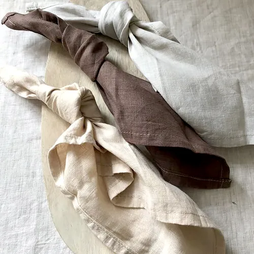 Khăn ăn cotton/linen Nhà hàng Khách sạn - Sang trọng, An toàn, Đa dụng