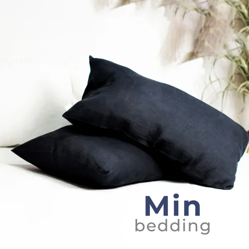 Vỏ gối nằm linen Min Bedding – Tối giản, Thoải mái, Tự nhiên, Cao cấp
