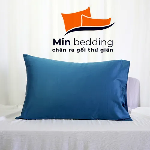 Vỏ gối nằm cotton trơn Min Bedding cao cấp thoải mái, phong cách tối giản