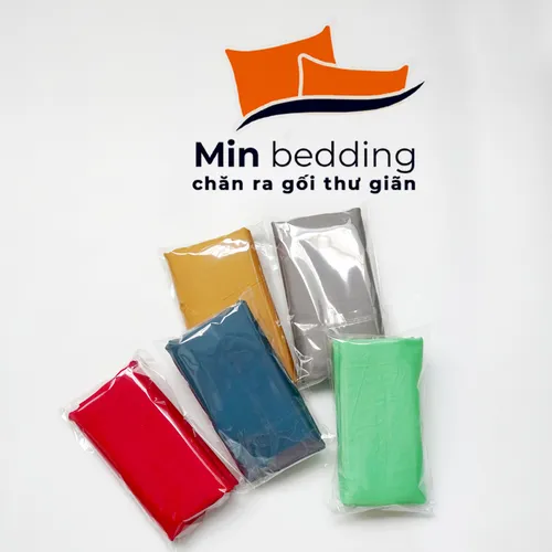 Vỏ gối nằm cotton trơn Min Bedding cao cấp thoải mái, phong cách tối giản