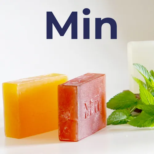 Xà bông thảo dược thiên nhiên Min - Dưỡng da, ngừa mụn