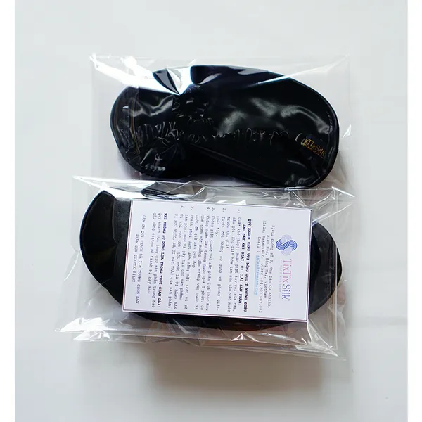 Tấm che mắt lụa Lãnh Mỹ A dùng khi đi tàu xe, nghỉ trưa tại văn phòng