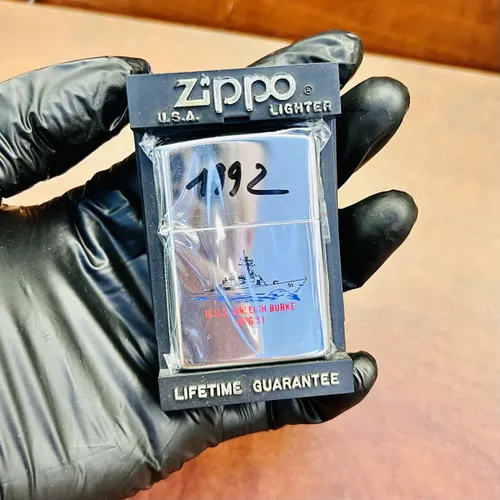 ZIPPO LA MÃ 1992 - ZIPPO XƯA CHỦ ĐỀ TÀU SÂN BAY