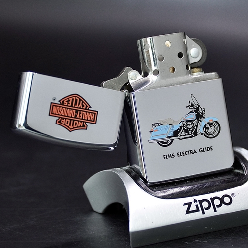 ZIPPO XƯA 1994 - HÀNG XƯA THẬP NIÊN 90s _ CHỦ ĐỀ XE MÁY FLHS ELECTRA GLIDE