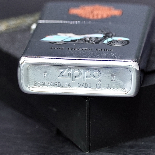 ZIPPO XƯA 1994 - HÀNG XƯA THẬP NIÊN 90s _ CHỦ ĐỀ XE MÁY FLHS ELECTRA GLIDE