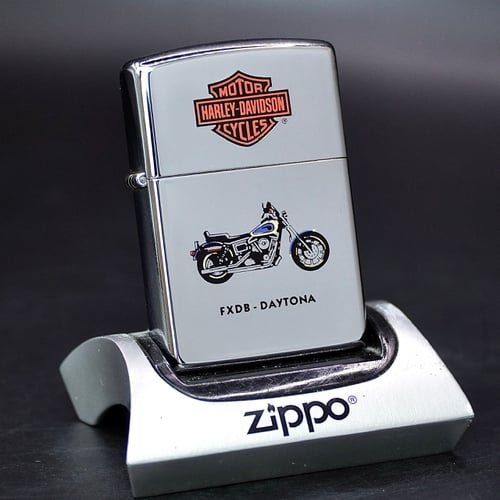 ZIPPO XƯA 1994 - HÀNG XƯA THẬP NIÊN 90s _ CHỦ ĐỀ XE MÁY FXDB DAYTONA