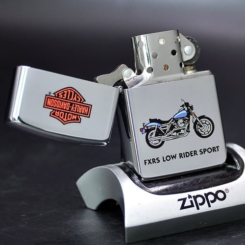 ZIPPO XƯA 1994 - HÀNG XƯA THẬP NIÊN 90s _ CHỦ ĐỀ XE MÁY FXRS LOW RIDER SPORT