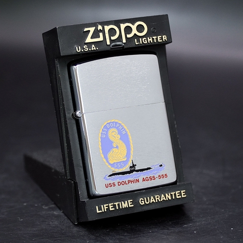ZIPPO XƯA 1992 - HÀNG XƯA THẬP NIÊN 90s _ CHỦ ĐỀ TÀU NGẦM DOLPHIN AGSS 555