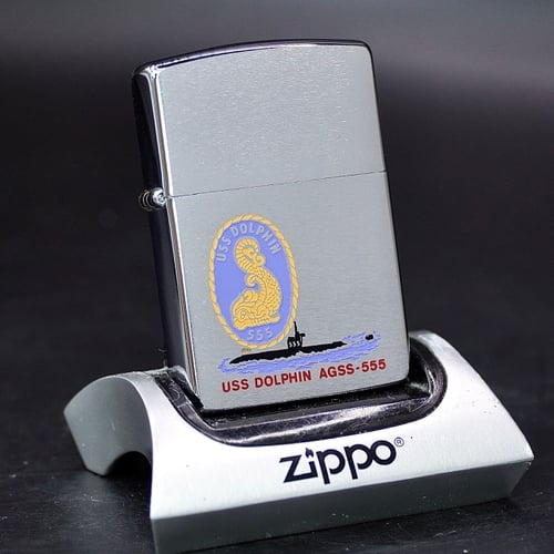 ZIPPO XƯA 1992 - HÀNG XƯA THẬP NIÊN 90s _ CHỦ ĐỀ TÀU NGẦM DOLPHIN AGSS 555