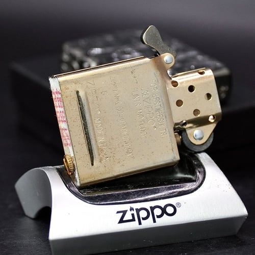 ZIPPO 2018 - HÀNG XUẤT NHẬT  _ CHỦ ĐỀ LẮC KÊ BẠC HOA VĂN FLORAL