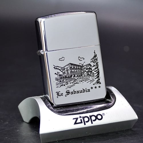 ZIPPO XƯA 1995 - HÀNG XƯA THẬP NIÊN 90s _ CHỦ ĐỀ KHÁCH SẠN LE SABAUDIA