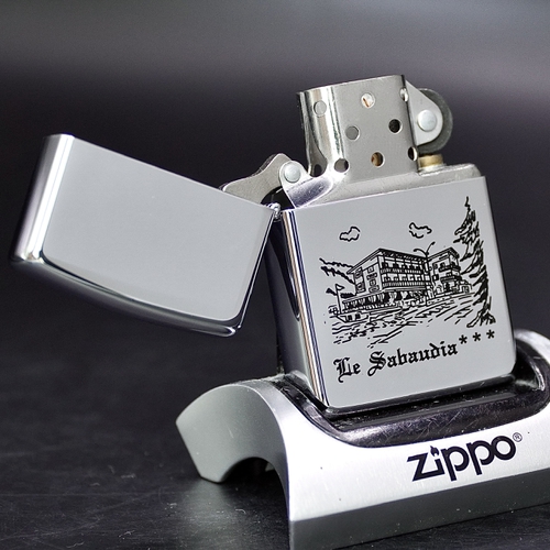 ZIPPO XƯA 1995 - HÀNG XƯA THẬP NIÊN 90s _ CHỦ ĐỀ KHÁCH SẠN LE SABAUDIA