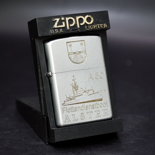 ZIPPO XƯA 2004 - HÀNG XƯA THẬP NIÊN 2000s _ CHỦ ĐỀ TÀU CHIẾN FLOTTENDIENSTBOOT