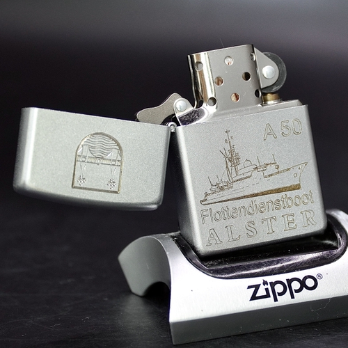 ZIPPO XƯA 2004 - HÀNG XƯA THẬP NIÊN 2000s _ CHỦ ĐỀ TÀU CHIẾN FLOTTENDIENSTBOOT