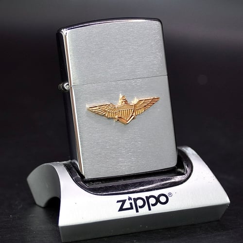 ZIPPO XƯA 1996 - HÀNG XƯA THẬP NIÊN 90s _ CHỦ ĐỀ LOGO PHI CÔNG HẢI QUÂN HOA KỲ