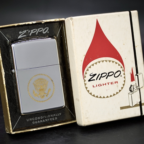 ZIPPO XƯA 1967 - HÀNG XƯA THẬP NIÊN 60s _ CHỦ ĐỀ HUY HIỆU TỔNG THỐNG HOA KỲ