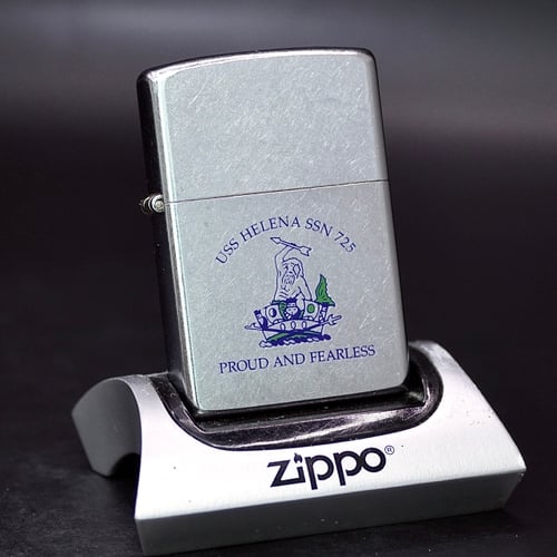 ZIPPO XƯA 2000 - HÀNG XƯA THẬP NIÊN 2000s _ CHỦ ĐỀ LOGO TÀU NGẦM HELENA SSN 725
