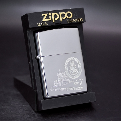 ZIPPO XƯA 2005 - HÀNG XƯA THẬP NIÊN 2000s _ CHỦ ĐỀ TÀU CHIẾN CHANCELLORSVILLE CG62