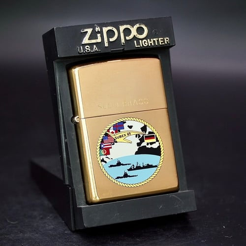 ZIPPO XƯA 1999 - HÀNG XƯA THẬP NIÊN 90s _ CHỦ ĐỀ DIỄN TẬP TÀU NGẦM ĐA QUỐC GIA