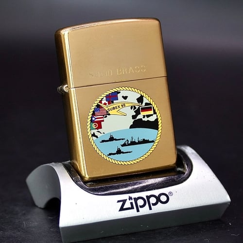 ZIPPO XƯA 1999 - HÀNG XƯA THẬP NIÊN 90s _ CHỦ ĐỀ DIỄN TẬP TÀU NGẦM ĐA QUỐC GIA