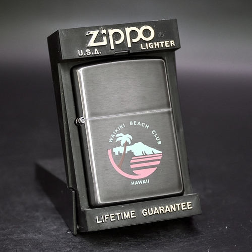 ZIPPO XƯA 1996 - HÀNG XƯA THẬP NIÊN 90s _ CHỦ ĐỀ WAIKIKI BEACH CLUB