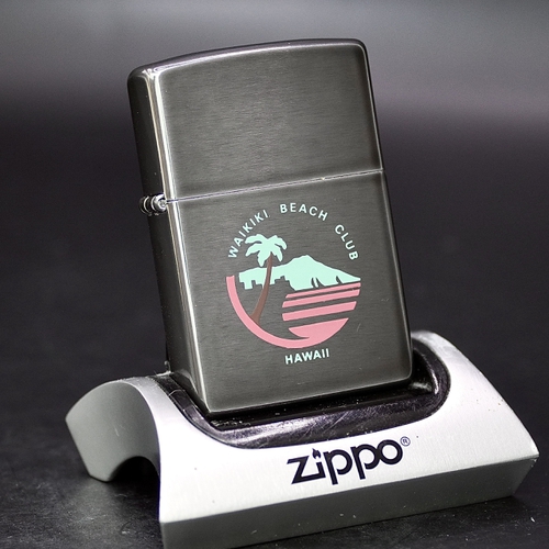 ZIPPO XƯA 1996 - HÀNG XƯA THẬP NIÊN 90s _ CHỦ ĐỀ WAIKIKI BEACH CLUB