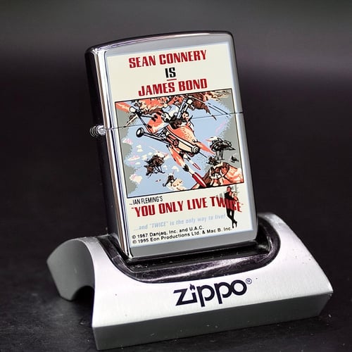 ZIPPO XƯA 1996 - HÀNG XƯA THẬP NIÊN 90s _ CHỦ ĐỀ JAMES BOND